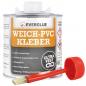 Preview: Eine Dose Teichfolienkleber Weich-PVC Kleber mit Pinsel