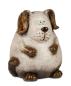 Preview: Deko-Hund Creme-Braun 24 cm Cartoon-Stil 704689