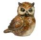 Preview: Deko-Eule Tierfigur Naturfarben 32 cm 710260