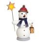 Preview: Kuhnert Räucherfigur Schneemann Sternsinger (13 cm)
