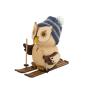 Preview: Kuhnert MINI Eule mit Ski 37322