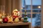 Preview: Kuhnert MINI Eule mit Weihnachtsbaum 37380