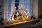 Preview: Seidel Schwibbogen „Kirche mit Sternsängern“ – LED beleuchtet, 78 x 45 cm 45-S-LED