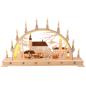Preview: Seidel LED Schwibbogen „Erzgebirgslandschaft“ mit St. Wolfgangskirche Schneeberg – 78 cm 51-S-LED