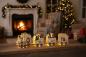 Preview: InLit Santa's Express – Beleuchteter Weihnachtszug aus Holz mit Timer – 42 cm 2590069