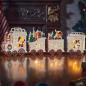 Preview: InLit Santa's Express – Beleuchteter Weihnachtszug aus Holz mit Timer – 42 cm 2590069