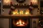 Preview: InLit Festliches Tannenwald-Dorf – Handbemalte beleuchtete Winterlandschaft aus Holz – 44 cm 2590072