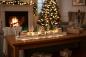 Preview: InLit Twinkle Town – Handbemalte beleuchtete Weihnachtsstadt aus Holz – 78 cm 2590079