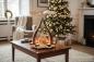 Preview: Design-Pyramide mit Dresdner Frauenkirch für 6 Teelichter, Erzgebirge, Weihnachten