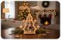 Preview: Pyramide Seiffener Kirche für 3 Teelichter, Erzgebirge, Weihnachten