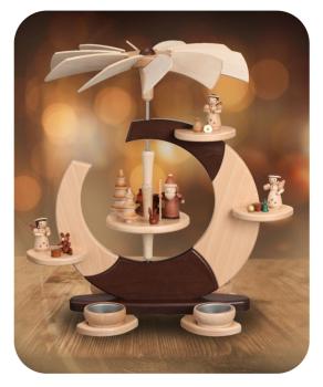 Design Pyramide "offener Kreis" 0737 (LxBxH): 35x27x36 cm