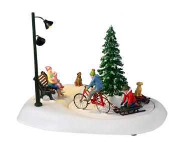 Lemax Familienausflug im Schnee / Family Outing 34087