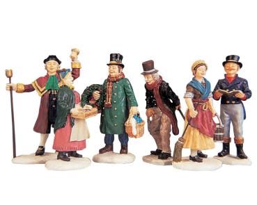Lemax Weihnachtsdorf Figuren 6teiliges Set 92356