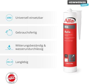 2x Alfa Rufix Bitumendichtmasse (300  ml)