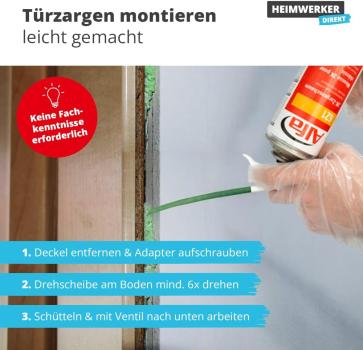 Preview: Alfa 2K-Zargenschaum (schnell härtend) (400 ml)