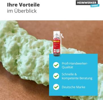 2x Alfa 2K-Zargenschaum (schnell härtend) (400 ml)