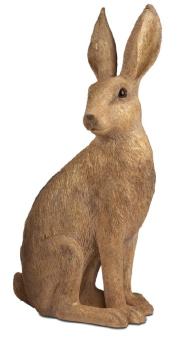 Hase Klassik-Braun 54cm aus Kunststein gefertigt