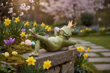 Preview: Froschkönig liegend 37x15cm