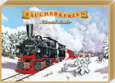 Räucherkerzen Adventskalender – 24 duftende Überraschungen mit der Harzer Schmalspurbahn