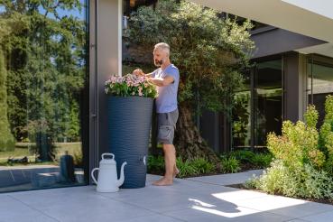 Preview: Garantia Natura 2in1 Regenspeicher 210 Liter graphitegrey