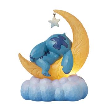 Preview: Stitch & Scrump Mondfigur mit Beleuchtung – Sweet Dreams Disney Traditions