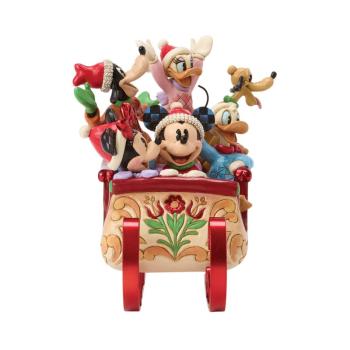 A Sleigh Full of Joy – Weihnachts-Schlitten mit Mickey & Friends von Disney Traditions by Jim Shore