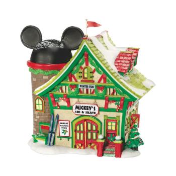 Mickey's Ski und Skate Shop Weihnachtsdorf – Disney Village by Department 56