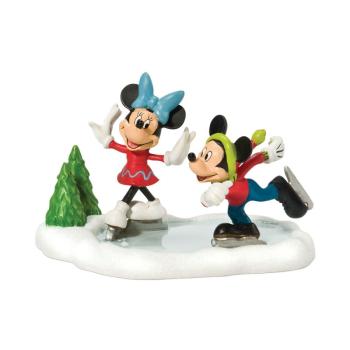 Mickey and Minnie Skating – Disney Village by Department 56