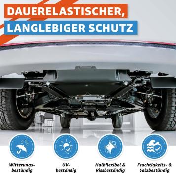 Preview: Everglue Konservan Professional Unterbodenschutzspray, schwarz, 500 ml Aerosol