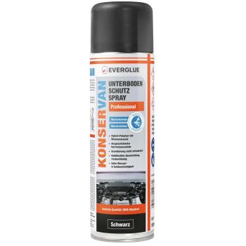 Everglue Konservan Professional Unterbodenschutzspray, schwarz, 500 ml Aerosol