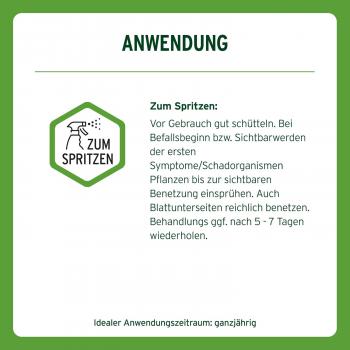 2x Substral Rosenspray Schädlingsfrei Careo ECO 1 Liter, gegen Schildläuse, Weiße Fliege, Blattläuse, Spinnmilben