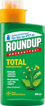 Preview: Roundup Unkrautfrei Total Konzentrat 500 ml + Drucksprühgerät 5 Liter