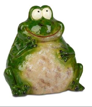 Frosch sitzend 24 cm Cartoon-Stil 704641