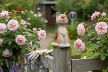 Zaundeko Katze 18 cm 741028
