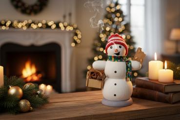 Preview: Schneemann mit Lebkuchenkorb 35043