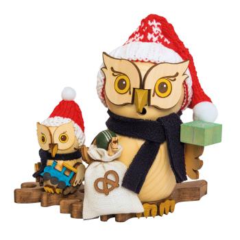 Die Raucheule Weihnachtsmann mit Kind 37254