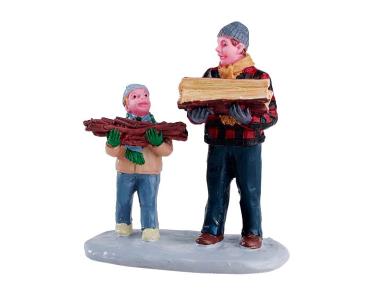 Lemax 02807 – Firewood Of The Hearth | Weihnachtsdorf-Figur