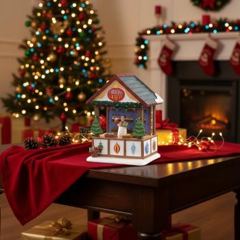 Preview: Lemax Hand Crafted Ornaments | Weihnachtsmarkt-Szene 04742