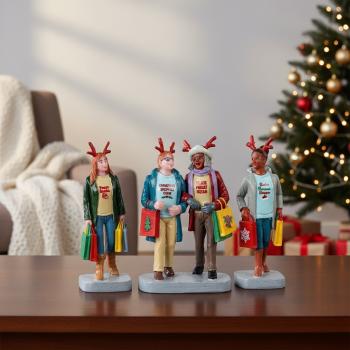 Preview: Lemax 12026 – Girls Christmas Shopping Trip, Set of 3