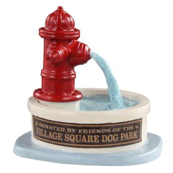 Lemax 14843 – Dog Park Water Fountain | Hundetränke