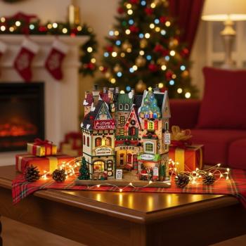 Preview: Lemax Fassade / Tis The Season Shops 15804