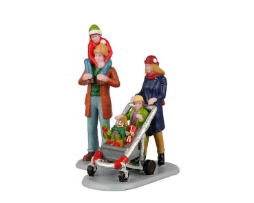 Lemax 22124 – Family Holiday Shopping Spree, Set of 2