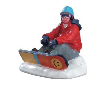 Lemax 42221 – Snowboarding Breather | Snowboard-Figur für Ihr Weihnachtsdorf