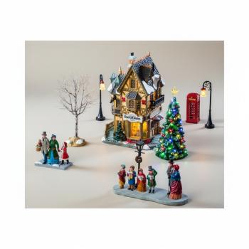 LEMAX 56678 – Tannenbaum Christmas Shoppe Set – Caddington Village