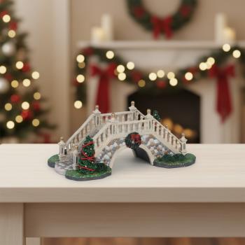 Preview: LEMAX – Park Footbridge – Festlich dekorierte Brücke für Ihr Weihnachtsdorf 63567