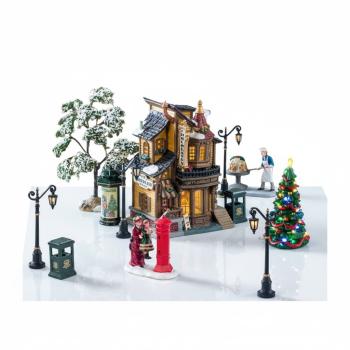 Lemax Lucy’s Chocolate Shop Set + 4,5 Volt Adapter - L – Caddington Village 56677-EU