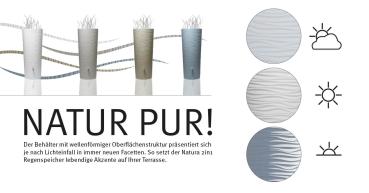 Preview: Garantia Natura 2in1 Regenspeicher 350 Liter ocean