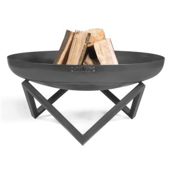 CookKing Feuerschale "Santiago" 60 cm, rund Handarbeit, aus Stahl