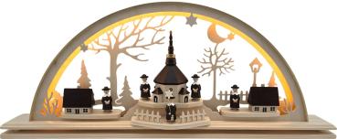 Seidel LED-Schwibbogen Kurrende mit integriertem Sockel – 55 cm 550-08-LED