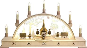 Holger Seidel Schwibbogen „Seiffen“ mit LED-Beleuchtung (63 x 35 cm)